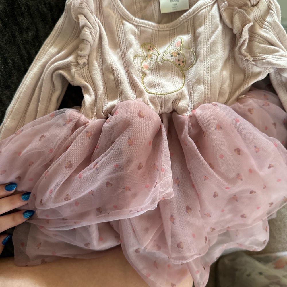 Disney Baby Pink Knit Top